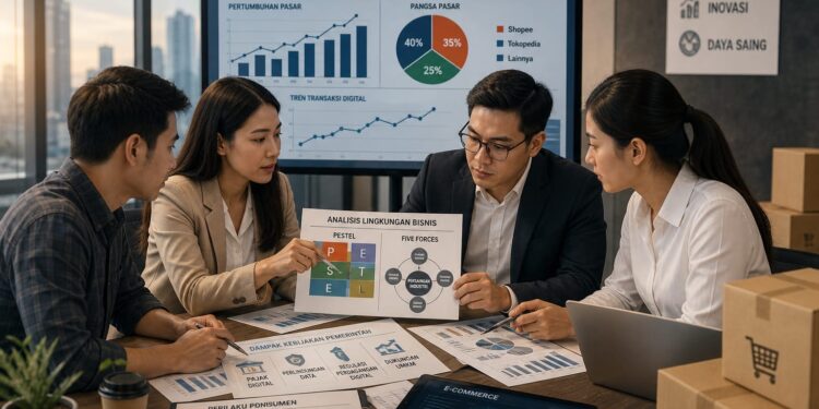 Analisis Lingkungan Bisnis Industri e-Commerce Indonesia