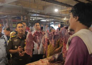 Sidak Pasar Serpong Jelang Iduladha, Pemkot Tangsel Intensif Jaga Stabilitas Harga dan Keamanan Pangan