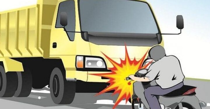 Tragedi Maut Motor Terlindas Truk di Sidoarjo, Ayah Tewas Anak Kritis