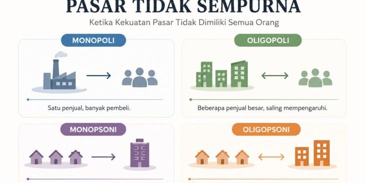 Mengenal Pasar Tidak Sempurna: Ketika Harga Tidak Ditentukan oleh Persaingan Bebas