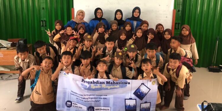 Mahasiswa Akuntansi Universitas Pamulang Gelar PKM Literasi Keuangan di SDN Ciasihan 01 Bogor