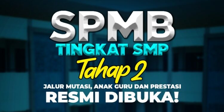 Jangan Terlewat! SPMB Tahap II SMP Negeri Tangsel Resmi Dibuka