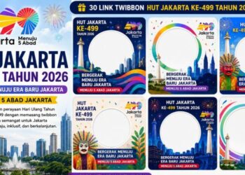 30 Link Twibbon HUT Jakarta ke-499 Tahun 2026 Gratis, Lengkap Cara Memasangnya