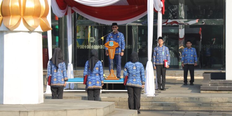 Pimpin Apel Hari Kesadaran Nasional, Sekda Bambang Ingatkan ASN Tangsel Jaga Integritas dan Profesionalisme