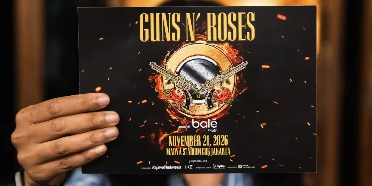 Axl Rose, Slash, dan Duff McKagan Dipastikan Tampil di Konser Guns N’ Roses Jakarta 2026