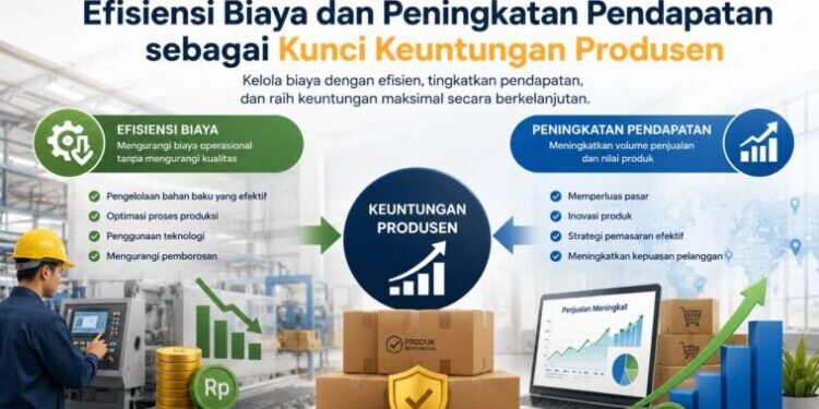 Efisiensi Biaya dan Peningkatan Pendapatan sebagai Kunci Keuntungan Produsen