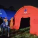 500 Warga Terdampak Kebakaran Pasar Jiung Kemayoran Ditampung di Tenda Pengungsian