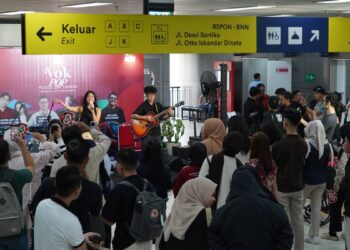 LRT Jabodebek Sulap Stasiun Cawang Jadi Ruang Publik, Hadirkan Music on Track