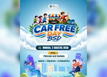 Catat! Car Free Day BSD Hadir Lagi Minggu 2 Agustus 2026, Ada UMKM, Hiburan dan Komunitas