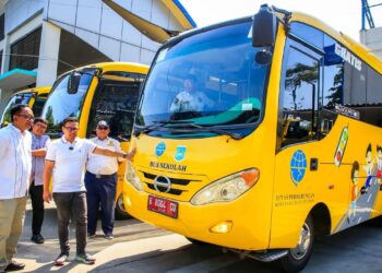 Jelang Hari Pertama Sekolah, Pilar Pastikan Bus Sekolah Gratis Tangsel Siap Beroperasi