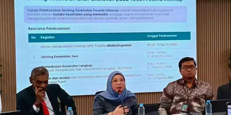 Kemenkes Evaluasi Total Program Dokter Internship, 10.564 Peserta Wajib Tes Mental dan MCU