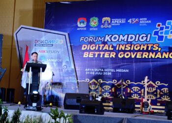 Diskominfo Tangsel Bawa Semangat Kolaborasi Digital di Forum Komdigi APEKSI 2026
