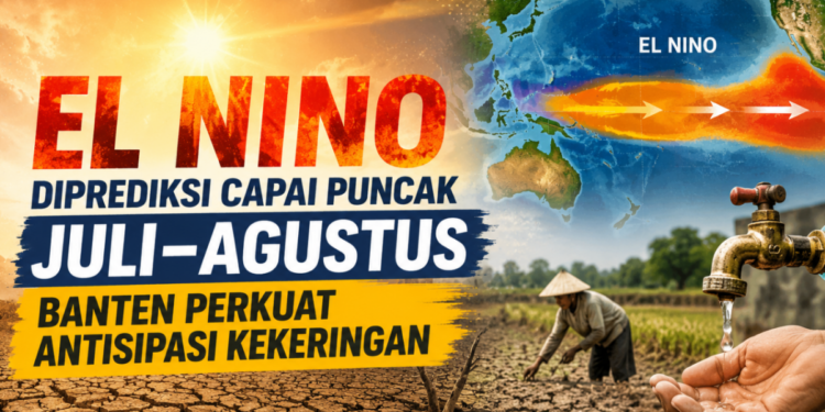 El Nino Diprediksi Capai Puncak Juli–Agustus, Banten Perkuat Antisipasi Kekeringan