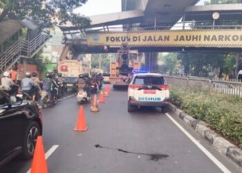 JPO Kapten Tendean Ditabrak Truk Crane, BPBD Ungkap Penyebab Kecelakaan