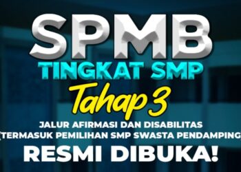 Catat! SPMB Tahap III SMP Negeri Tangsel Resmi Dibuka untuk Jalur Afirmasi, Disabilitas hingga Pemilihan Swasta Pendamping