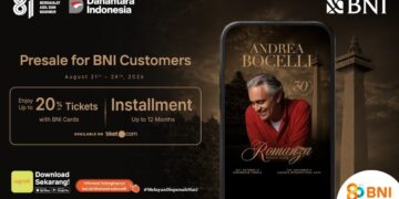 BNI Hadirkan Akses Eksklusif Menikmati Andrea Bocelli “Romanza” di Indonesia