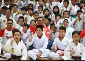 INKAI Tangsel Gelar UKT, Pilar Targetkan Emas dan Juara Umum Karate di Porprov 2026