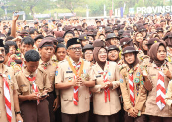 Hari Pramuka ke-65, Andra Soni Dorong Generasi Muda Banten Aktif Dukung Swasembada Pangan