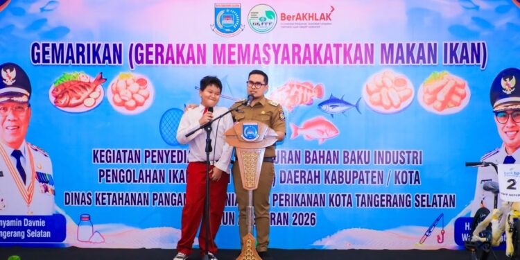 Gemarikan Tangsel Digencarkan, Pilar Saga Ajak Warga Rutin Konsumsi Ikan untuk Cegah Stunting