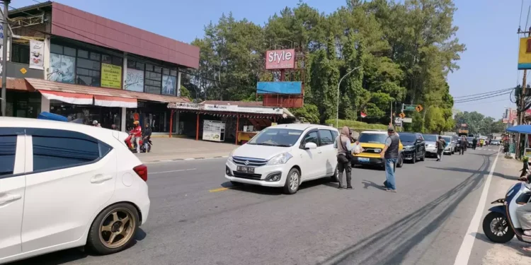 Puncak Bogor Mulai Padat! Polisi Terapkan One Way di Megamendung hingga Cisarua