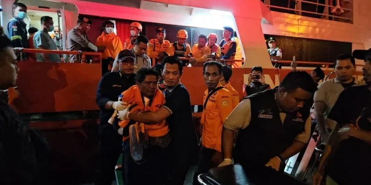 234 Korban KMP Mutiara Sentosa II Berhasil Dievakuasi, Lima Orang Tewas