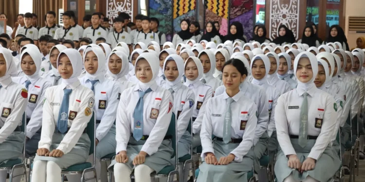 76 Calon Paskibraka dari 38 Provinsi Jalani Latihan Gabungan Jelang HUT ke-81 RI