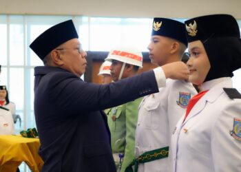 50 Paskibraka Tangsel 2026 Dikukuhkan, Siap Kibarkan Bendera HUT ke-81 RI