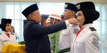 50 Paskibraka Tangsel 2026 Dikukuhkan, Siap Kibarkan Bendera HUT ke-81 RI