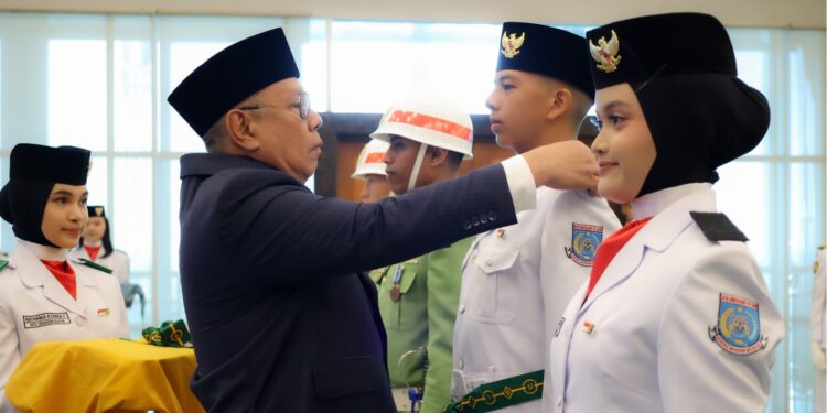 50 Paskibraka Tangsel 2026 Dikukuhkan, Siap Kibarkan Bendera HUT ke-81 RI