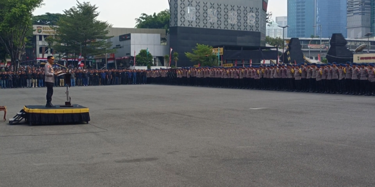 Polda Metro Jaya Siagakan Ribuan Personel Amankan Aksi Unjuk Rasa 18 Agustus