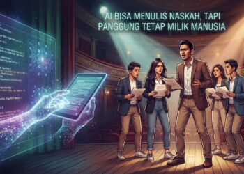 AI Bisa Menulis Naskah, Tapi Panggung Tetap Milik Manusia