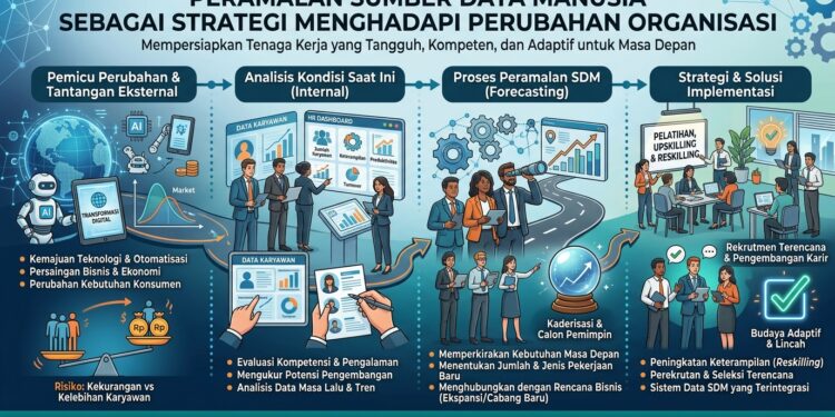 Peramalan Sumber Daya Manusia sebagai Strategi Menghadapi Perubahan Organisasi