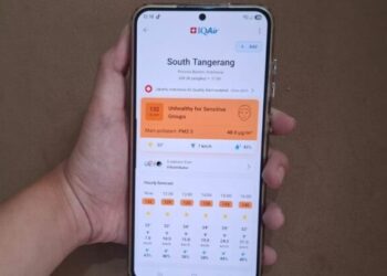 Cara Cek Kualitas Udara dan Sebaran Abu Vulkanik Gunung Anak Krakatau Lewat HP