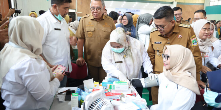CKG Banten Capai 6,4 Juta Warga, Andra Soni: Hipertensi, Diabetes dan TBC Banyak Ditemukan