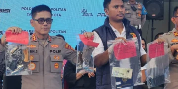 Curanmor Bersenjata Api Dibongkar Polres Metro Tangerang Kota, 38 Tersangka Ditangkap