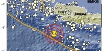 Gempa M 5,6 Guncang Laut Selatan Bayah Banten, BMKG Pastikan Tak Berpotensi Tsunami