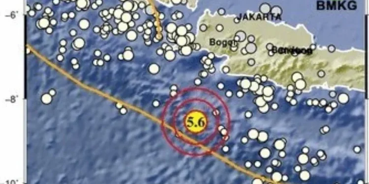 Gempa M 5,6 Guncang Laut Selatan Bayah Banten, BMKG Pastikan Tak Berpotensi Tsunami