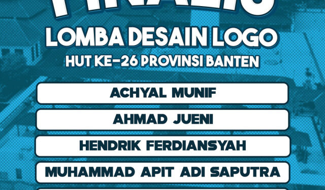 5 Finalis Lomba Logo HUT ke-26 Banten Ditetapkan, Ada Nama Siapa Saja?