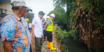 Pilar Tinjau Tiga Proyek Turap dan Bronjong di Tangsel, Target Rampung Akhir 2026