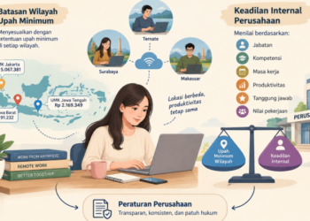 Remunerasi Pekerja Remote: Batasan Wilayah Upah Minimum Vs Keadilan Internal dalam Peraturan Perusahaan