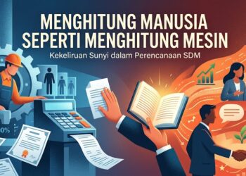 Menghitung Manusia Seperti Menghitung Mesin: Kekeliruan Sunyi dalam Perencanaan SDM