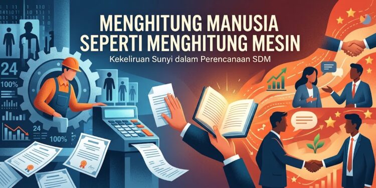 Menghitung Manusia Seperti Menghitung Mesin: Kekeliruan Sunyi dalam Perencanaan SDM