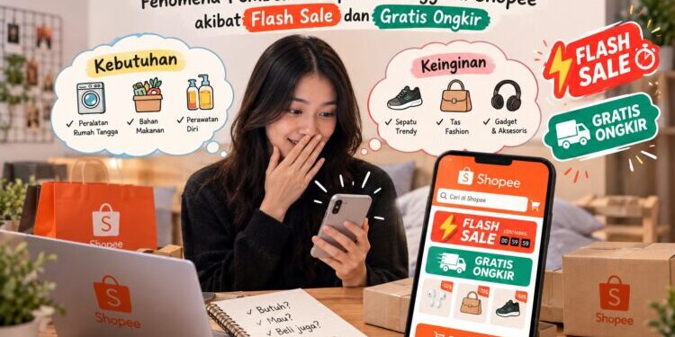 Antara Kebutuhan dan Keinginan: Fenomena Pembelian Impulsif Pengguna Shopee akibat Flash Sale dan Gratis Ongkir