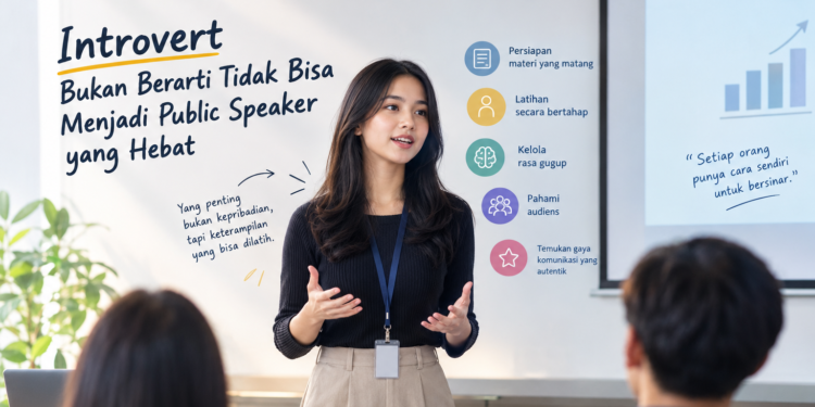 Introvert Bukan Berarti Tidak Bisa menjadi Public Speaker yang Hebat