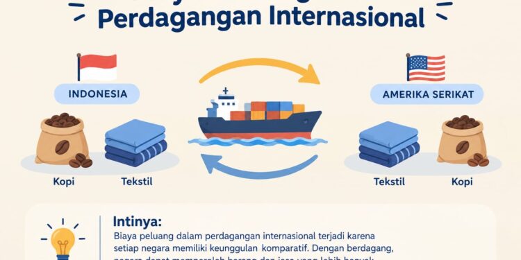 Biaya Peluang dalam Perdagangan Internasional: Dasar Spesialisasi Dan Keuntungan Antarnegara