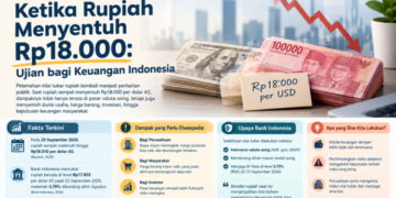 Ketika Rupiah Menyentuh Rp18.000: Ujian bagi Keuangan Indonesia