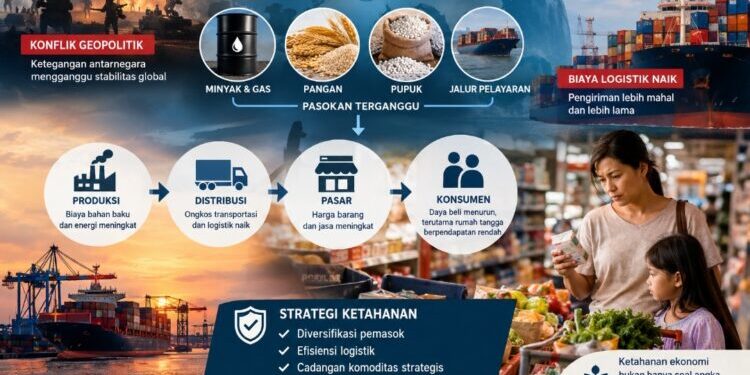 Ekonomi Global di Persimpangan Jalan: Ujian Ketahanan Indonesia di Tengah Geopolitik, Utang dan Ledakan AI